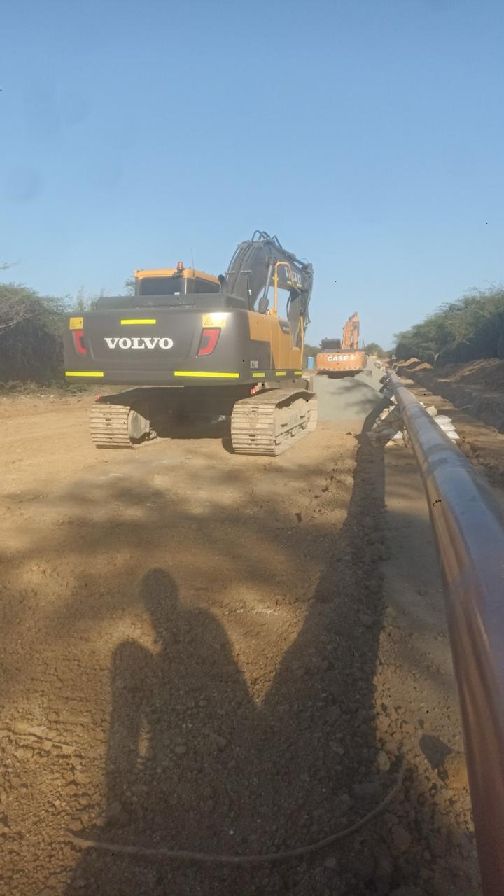 Vaciado de concreto en losa — obra civil GLOBALTEC